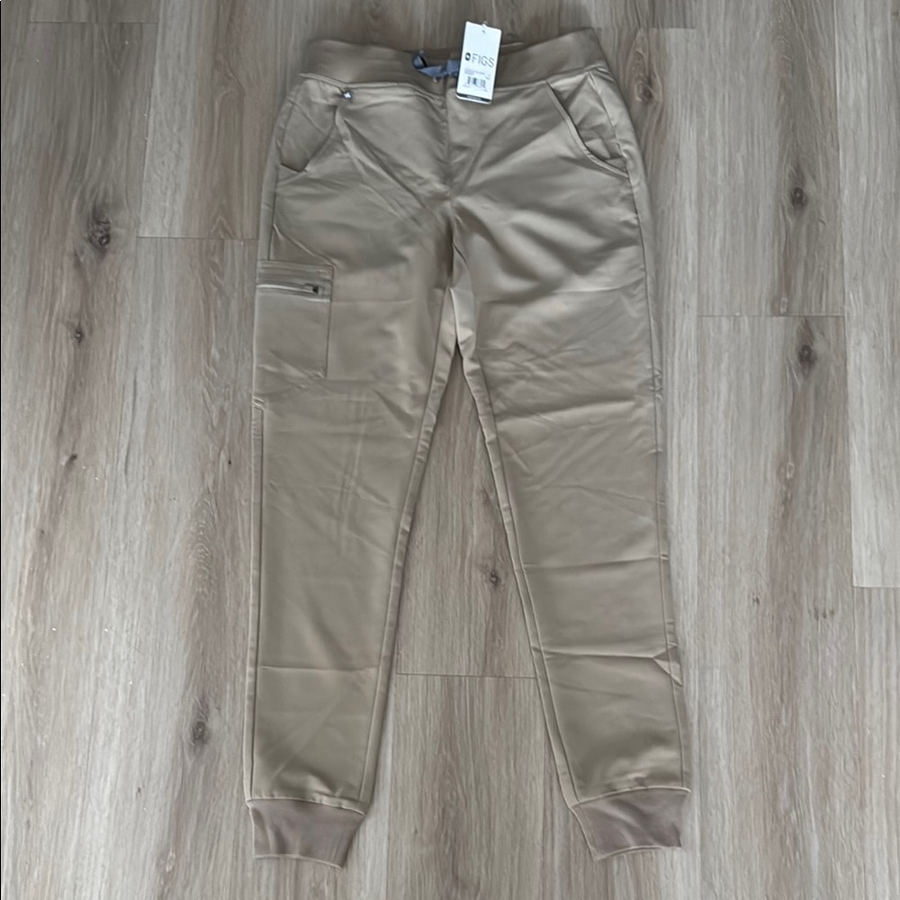 Figs Tan Jogger Pants Size:Small Tall